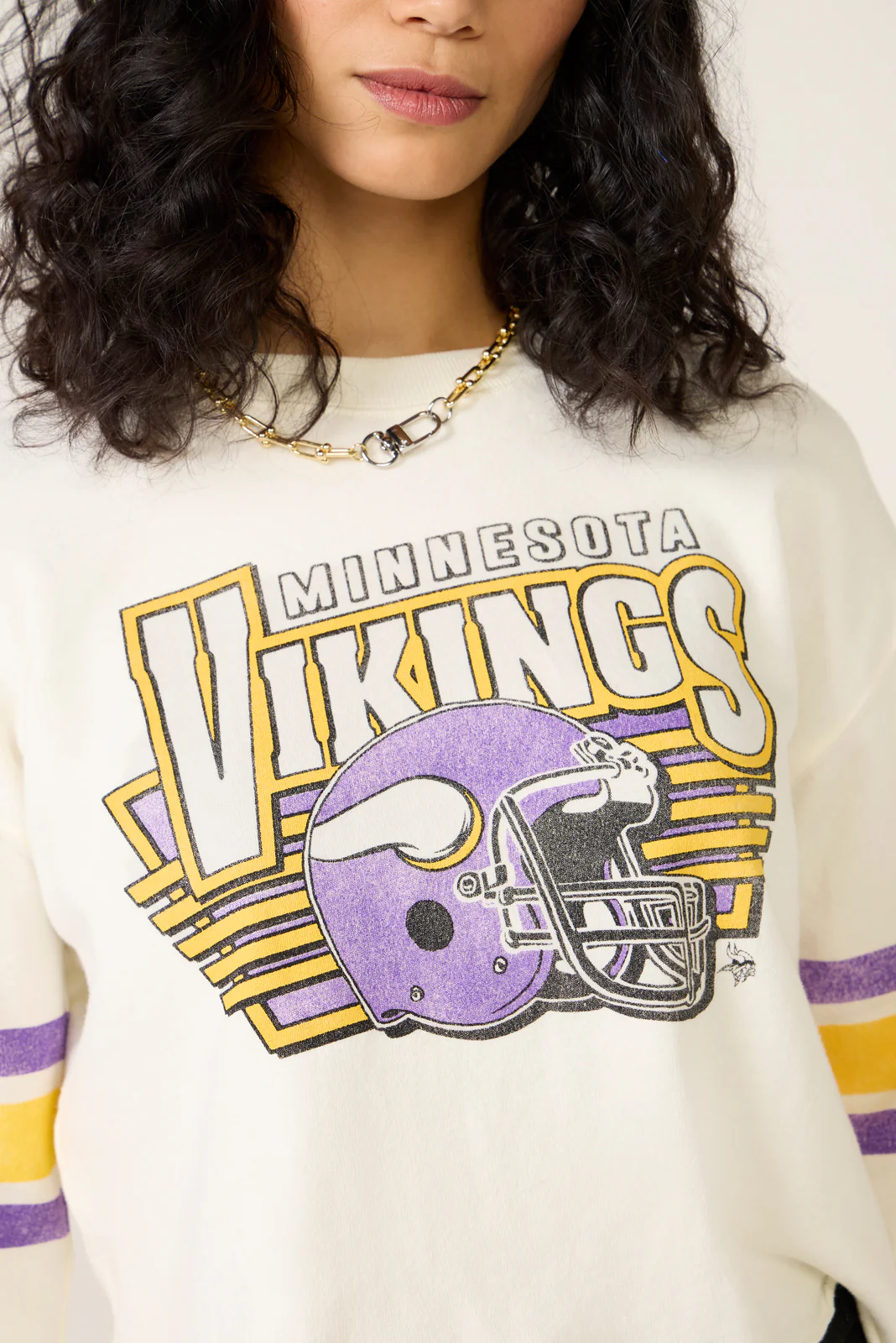 Vikings Kickoff Crop Sweatshirt - Image 3