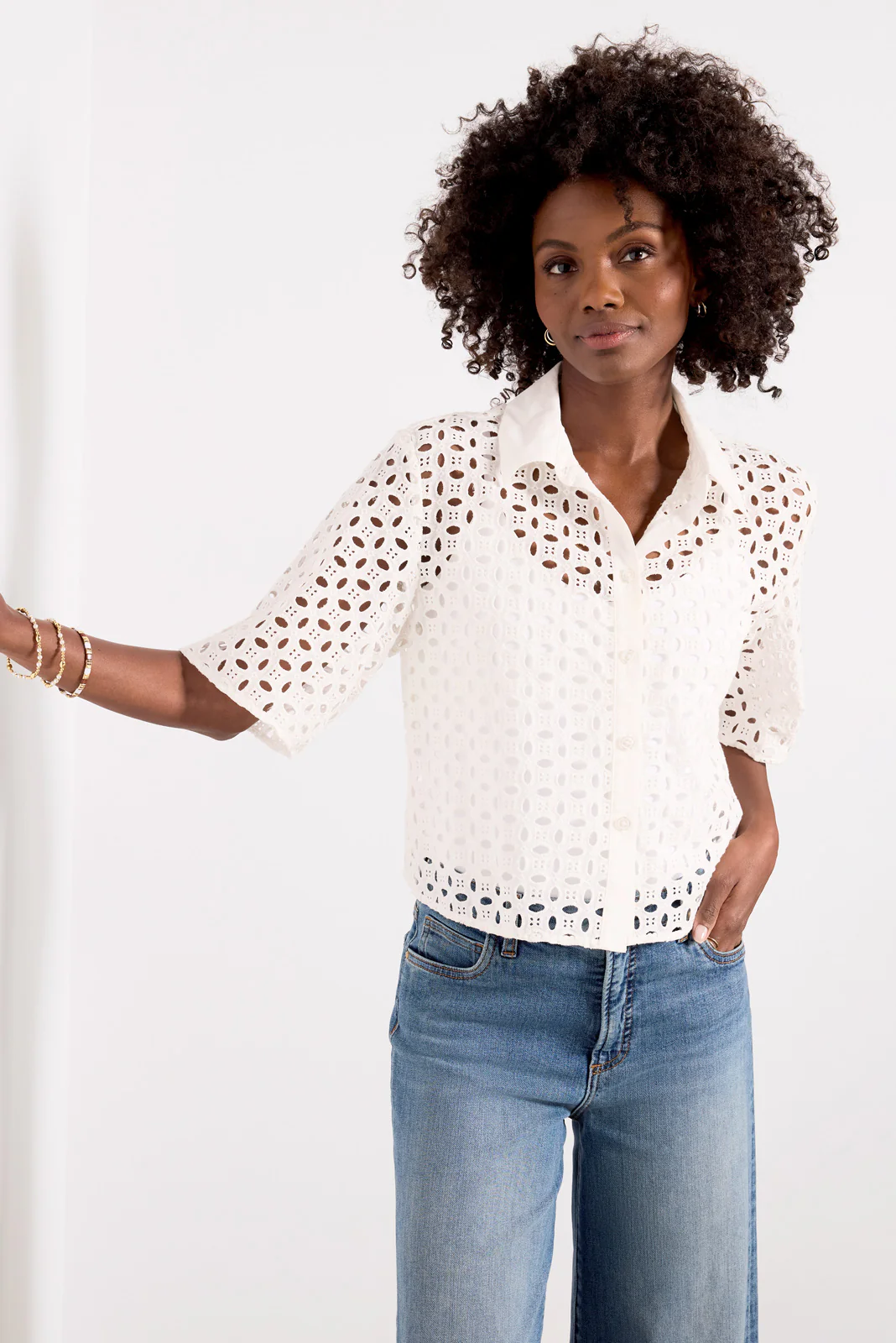 Willow Cutwork Shirt - Image 5